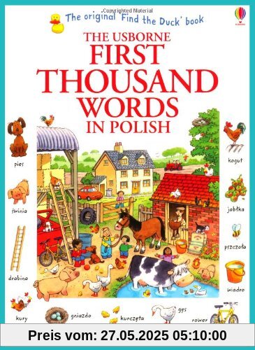 First Thousand Words in Polish (Usborne First Thousand Words)