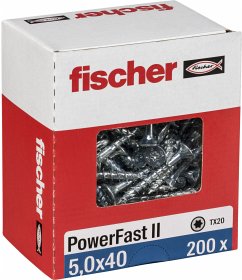 Fischer PowerFast II 5,0x40 SK TX TG blvz 200 von Fischer