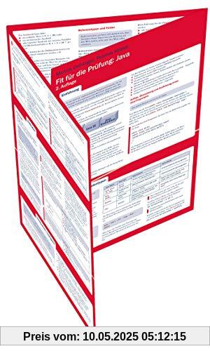 Fit für die Prüfung: Java - Lerntafel