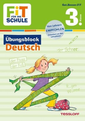 Fit für die Schule: Übungsblock Deutsch 3. Klasse