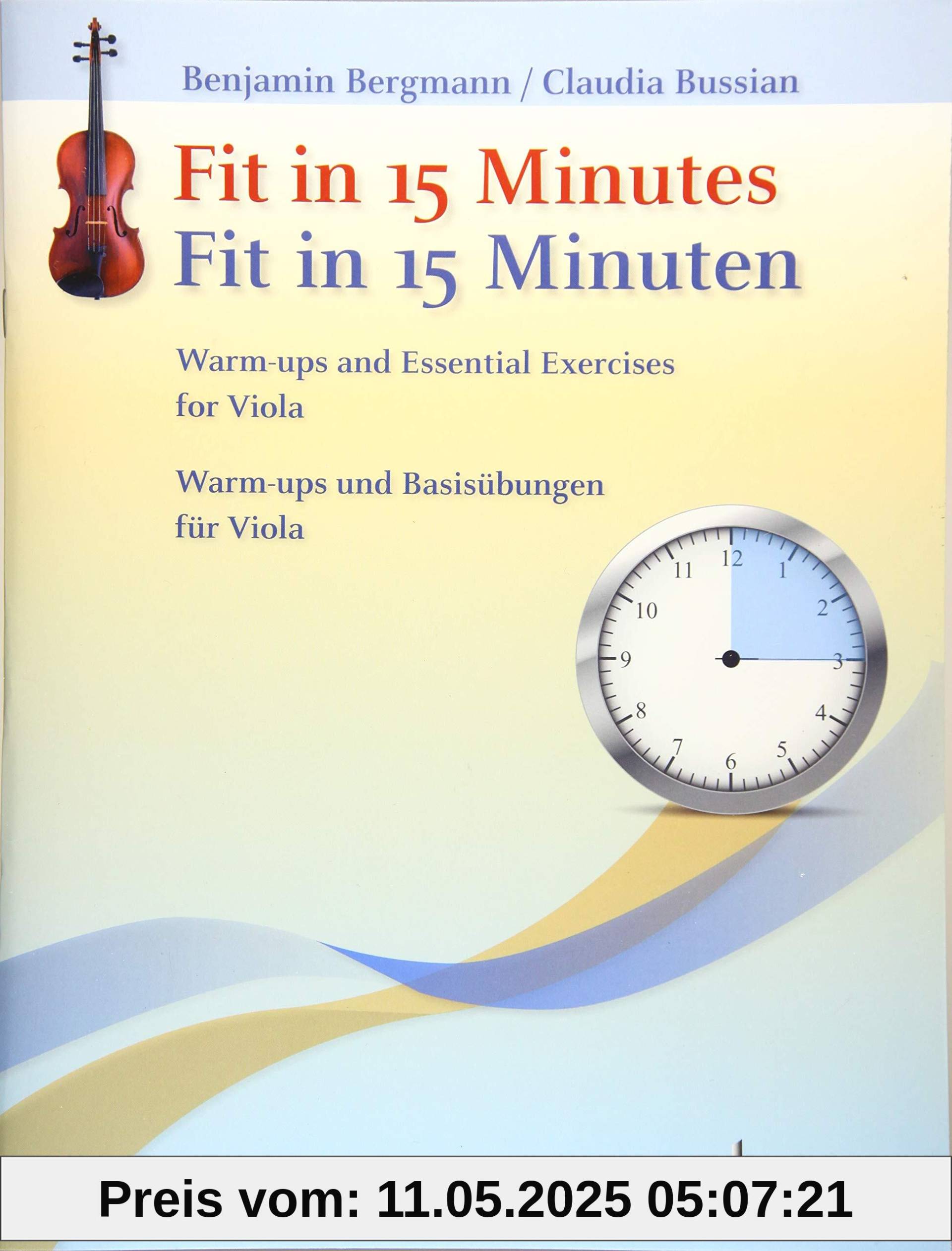 Fit in 15 Minuten: Warm-ups und Basisübungen für Viola. Viola.