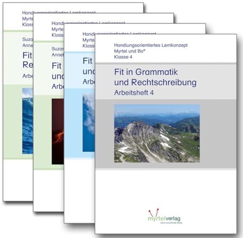 Sparpaket: Fit in Grammatik und Rechtschreibung: Myrtel und Bo Klasse 4 von Myrtel Verlag GmbH&Co.KG