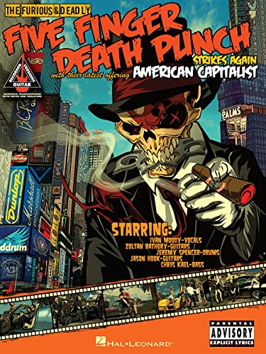 Five Finger Death Punch: American Capitalist: Songbook, Tabulatur für Gitarre (Guitar Recorded Versions)