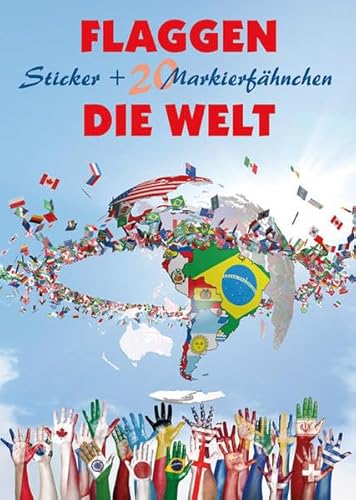 Flaggen Aufkleber - Die Welt: Sticker + 20 Markierfähnchen (freytag & berndt Bücher + Specials) von Freytag-Berndt und ARTARIA