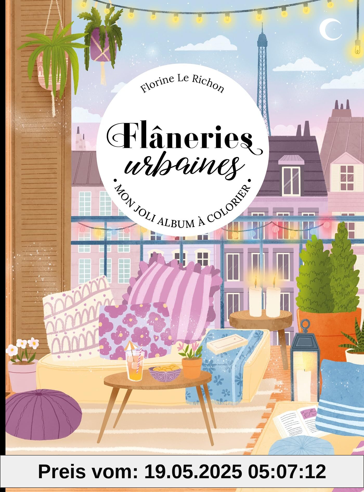 Flâneries urbaines : un beau livre à colorier Flâneries urbaines : un beau livre à colorier