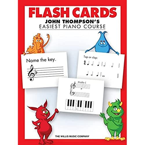 John Thompson's Easiest Piano Course: Flash Cards: Lehrmaterial für Klavier