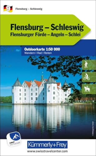 Flensburg - Schleswig Nr. 09 Outdoorkarte Deutschland 1:50 000: Flensburger Förde, Angeln, Schlei, water resistant, free Download mit HKF Outdoor App (Kümmerly+Frey Outdoorkarten Deutschland, Band 9) von Kümmerly+Frey