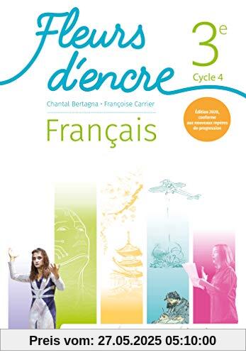 Fleurs d'encre Français cycle 4/ 3e - Livre élève - Ed. 2020