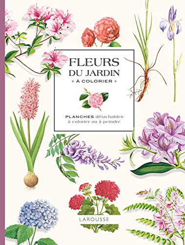 Fleurs du jardin à colorier: A colorier