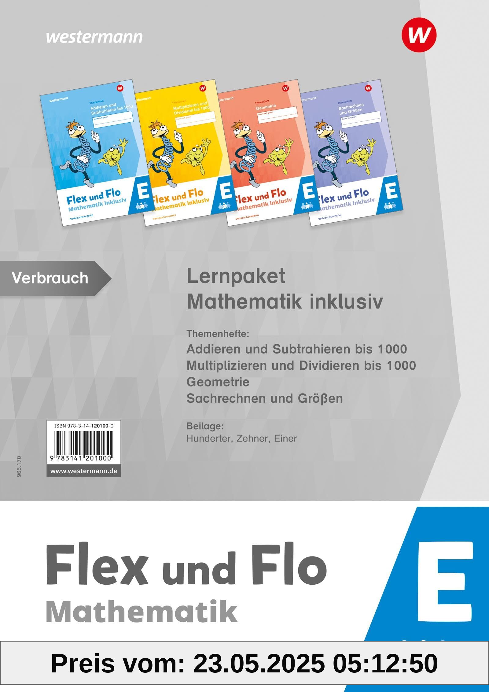 Flex und Flo - Mathematik inklusiv Ausgabe 2021: Lernpaket Mathematik inklusiv E