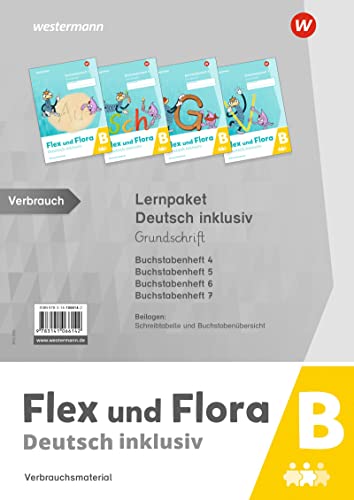 Flex und Flora - Deutsch inklusiv Ausgabe 2021: Lernpaket Deutsch inklusiv B (Grundschrift)