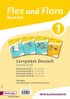 Flex und Flora 1. Paket Deutsch. Grundschrift von Diesterweg / Westermann Bildungsmedien