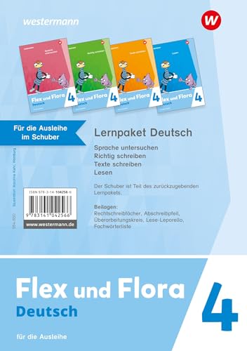 Flex und Flora - Ausgabe 2021: Lernpaket Deutsch 4 (Druckschrift) für Rheinland-Pfalz Für die Ausleihe