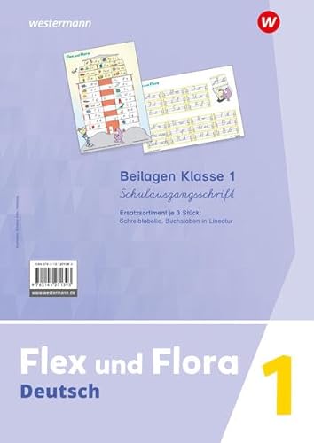 Flex und Flora - Ausgabe 2021: Ersatzsortiment Beilagen 1 (3er-Paket) (Schulausgangsschrift) von Westermann Schulbuchverlag