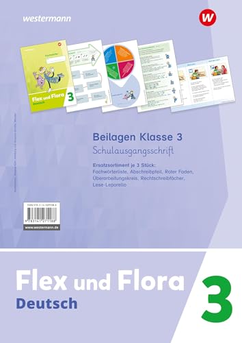 Flex und Flora - Ausgabe 2021: Ersatzsortiment Beilagen 3 (3er-Paket) (Schulausgangsschrift) von Westermann Schulbuchverlag