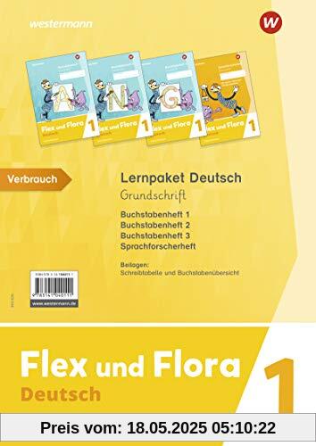 Flex und Flora - Ausgabe 2021: Lernpaket Deutsch 1 (Grundschrift) Verbrauchsmaterial