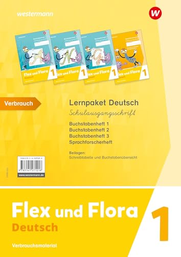Flex und Flora - Ausgabe 2021: Lernpaket Deutsch 1 (Schulausgangsschrift) Verbrauchsmaterial