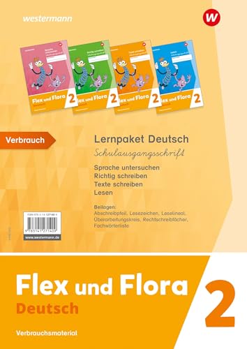 Flex und Flora - Ausgabe 2021: Lernpaket Deutsch 2 (Schulausgangsschrift) Verbrauchsmaterial