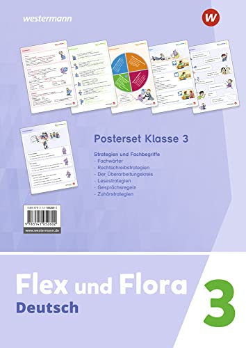 Flex und Flora - Ausgabe 2021: Posterset Strategien und Fachbegriffe 3 von Westermann