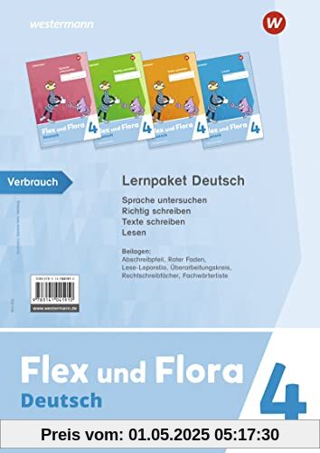 Flex und Flora - Ausgabe 2021: Themenhefte 4 Paket Verbrauchsmaterial: Ausgabe 2021 - Lernpaket Deutsch Flex und Flora - Ausgabe 2021: Themenhefte 4 Paket Verbrauchsmaterial: Ausgabe 2021 - Lernpaket Deutsch