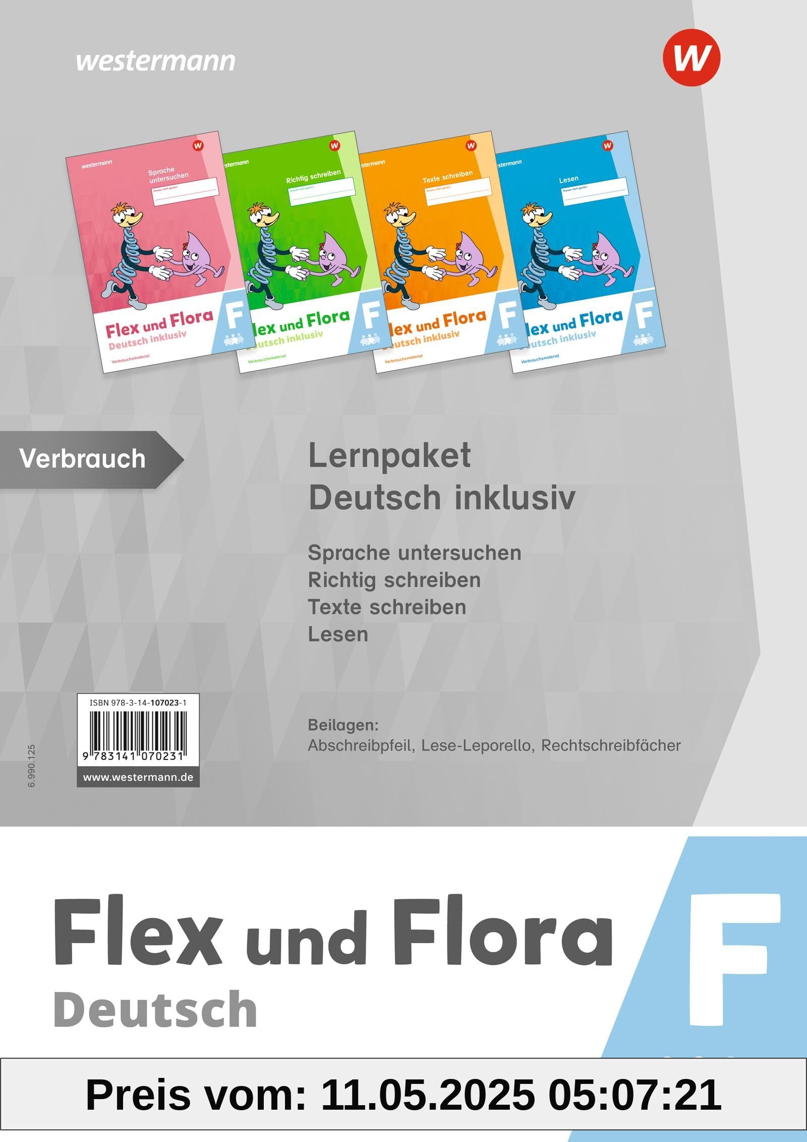 Flex und Flora - Deutsch inklusiv Ausgabe 2021: Lernpaket Deutsch inklusiv F