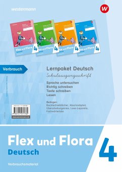 Flex und Flora. Lernpaket Deutsch 4 (Schulausgangsschrift) Verbrauchsmaterial von Westermann Bildungsmedien