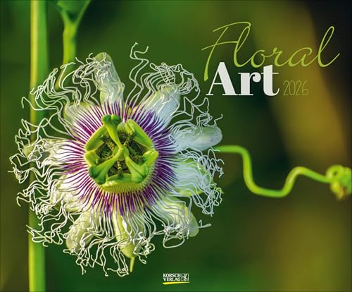 Floral Art 2026: Großer Wandkalender mit großformatigen Blumenmakro-Aufnahmen. Querformat: 55 x 45,5 cm Floral Art 2026: Großer Wandkalender mit großformatigen Blumenmakro-Aufnahmen. Querformat: 55 x 45,5 cm von Korsch Verlag