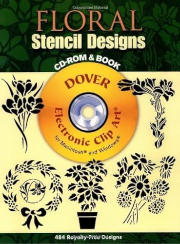 Floral Stencil Designs (Dover Electronic Clip Art)