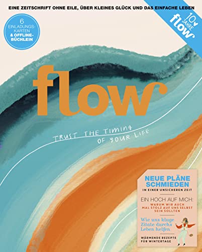 Flow Nummer 71 (1/2023): Eine Zeitschrift ohne Eile, über kleines Glück und das einfache Leben von Suedwest Verlag
