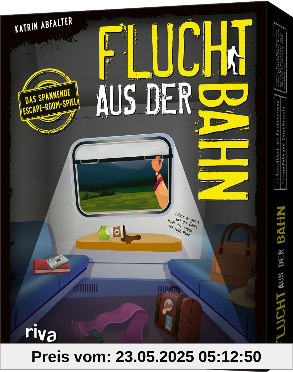 Flucht aus der Bahn: Das spannende Escape-Room-Spiel. Geschenk für Pendler, Reisende, Fans von Escape Room, Rätsel, Bahnsinn. Zum Geburtstag, Weihnachten, Spieleabend. Ab 12 J.