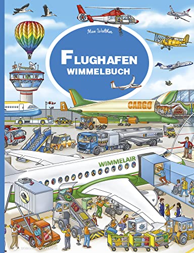 Flughafen Wimmelbuch Pocket: Die kleine, praktische Pocket Ausgabe für unterwegs: Die praktische Pocket Ausgabe für unterwegs von adrian & wimmelbuchverlag