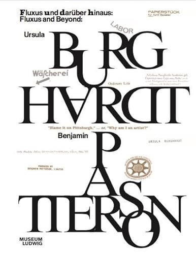 Fluxus und darüber hinaus: Ursula Burghardt, Benjamin Patterson: Museum Ludwig, Köln von König, Walther