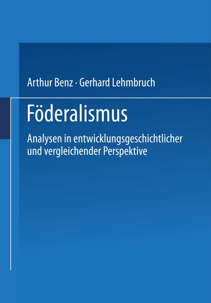 Föderalismus von VS Verlag für Sozialwissenschaften