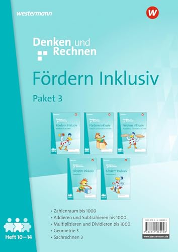Fördern Inklusiv - Ausgabe 2024: Hefte 10-14 im Paket Denken und Rechnen von Westermann Schulbuchverlag