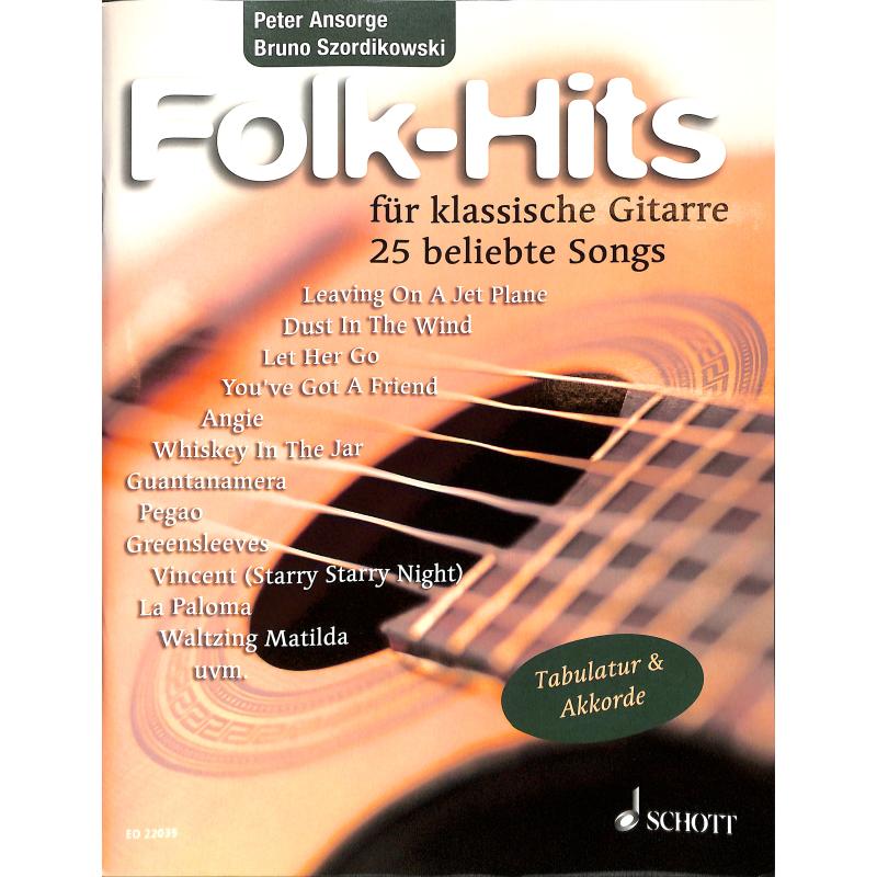 Folk Hits für klassische Gitarre