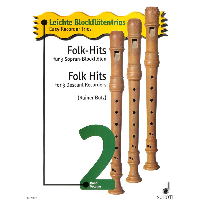 Folk Hits - leichte Blockflötentrios 2