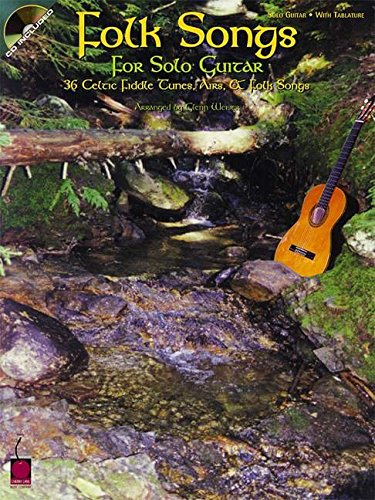 Folk Songs For Solo Guitar Bk/Cd: Noten, CD für Gitarre: 36 Celtic Fiddle Tunes, Airs And Folk Songs von Cherry Lane Music Company