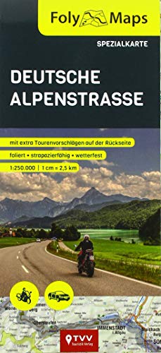 FolyMaps Deutsche Alpenstraße: Spezialkarte 1:250 000 von Touristik-Verlag Vellmar