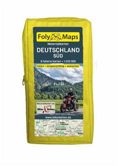 FolyMaps Motorradkarten Deutschland Süd von TVV Touristik Verlag