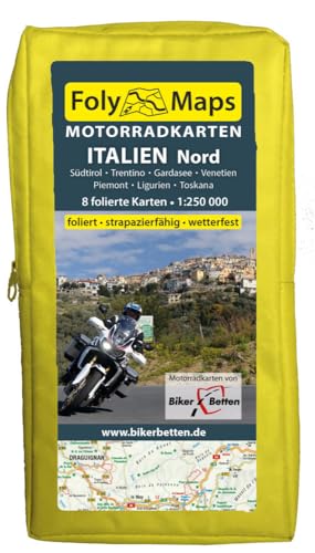 FolyMaps Motorradkarten Italien Nord: 1:250 000 Südtirol, Trentino, Gardasee, Piemont, Ligurien, Toskana, Venetien, Friaul FolyMaps Motorradkarten Italien Nord: 1:250 000 Südtirol, Trentino, Gardasee, Piemont, Ligurien, Toskana, Venetien, Friaul von TVV Touristik-Verlag GmbH