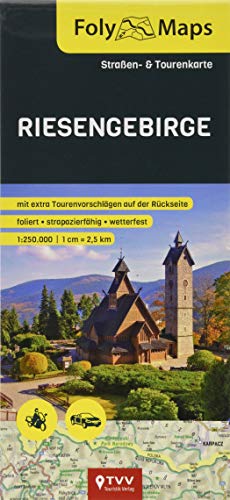 FolyMaps Riesengebirge 1:250 000: Straßen- und Tourenkarte von Touristik-Verlag Vellmar