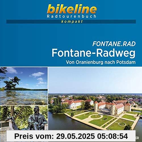 Fontane-Radweg: Von Oranienburg nach Potsdam. 1:50.000, 285 km, GPS-Tracks Download, Live-Update (bikeline Radtourenbuch kompakt)