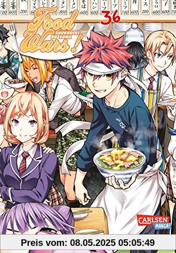Food Wars - Shokugeki No Soma 36: Heiße Koch-Action im Internat – Mit Rezepten zum Nachkochen