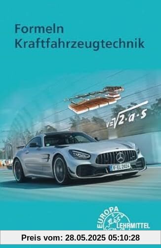 Formeln Kraftfahrzeugtechnik