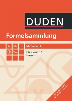 Formelsammlung Mathematik 7.-10. Schuljahr Hessen von Duden Schulbuch