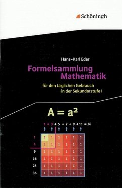 Formelsammlung Mathematik von Schöningh / Schöningh im Westermann / Westermann Bildungsmedien