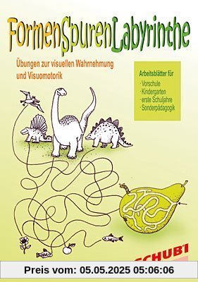 Formen Spuren Labyrinthe: Übungen zur visuellen Wahrnehmung. 4 - 8 Jahre Formen Spuren Labyrinthe: Übungen zur visuellen Wahrnehmung. 4 - 8 Jahre