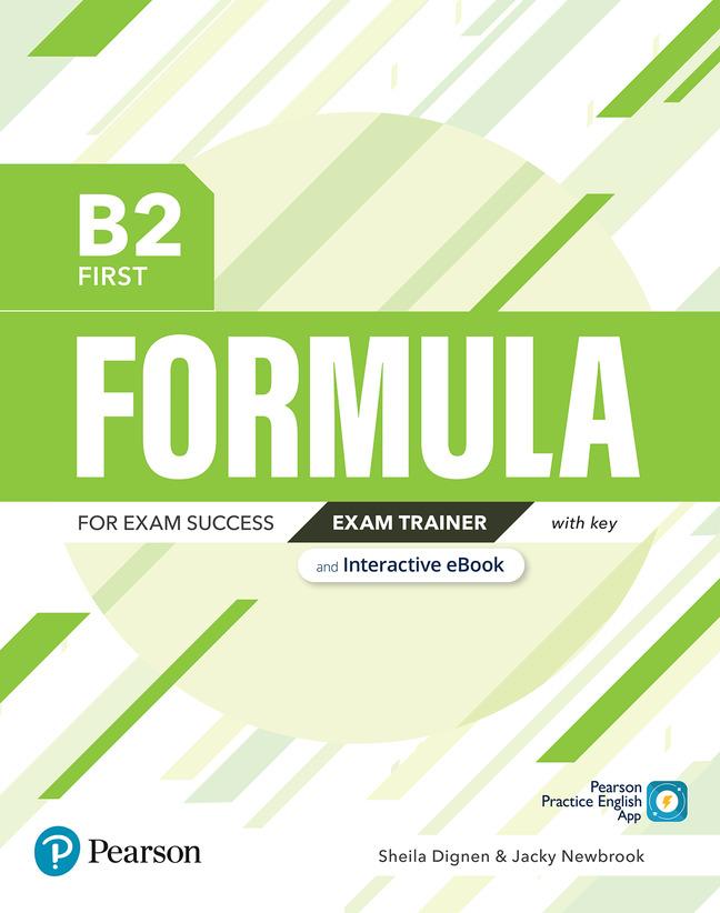 Formula B2 First Exam Trainer with key & eBook von Pearson