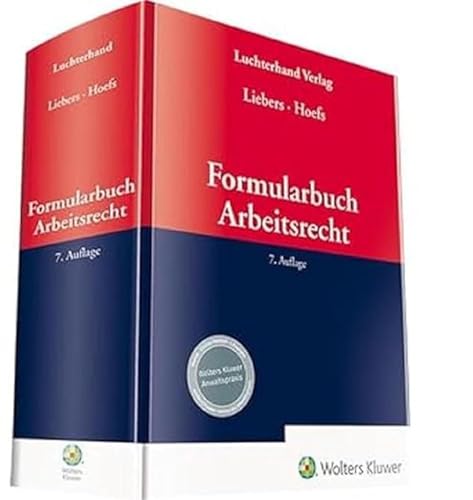 Formularbuch Arbeitsrecht von Hermann Luchterhand Verlag