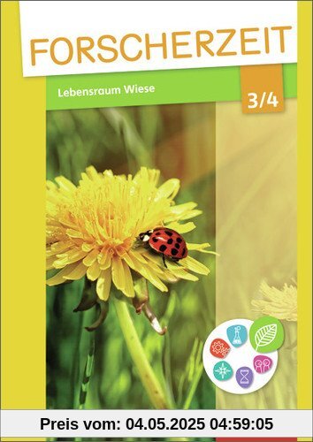 Forscherzeit - Themenhefte für den Sachunterricht: Lebensraum Wiese 3/4: Schülerheft